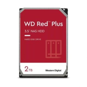 HDD WD Red PLUS NAS, 2 TB, 5.400 giri/min, 512 MB, SATA 3