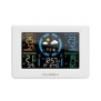 Stazione meteorologica da interno ed esterno GoGEN ME 3397 W, LCD a colori, 3 sensori inclusi, sveglia, bianco