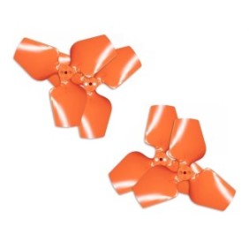 Set di 4 eliche compatibili con DJI Avata, design migliorato con 3 pale, arancione