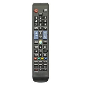 Telecomando sostitutivo per Samsung Smart TV, AA59-00582A, Compatibile con telecomando originale, LCD, LED, 4K, UHD, Nero, Zutech Elemp Group