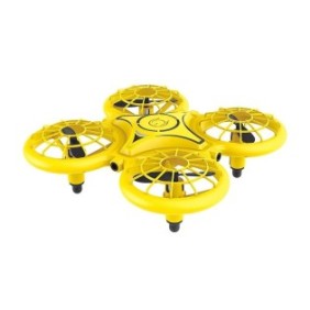 Drone per bambini, controllato da gesti, LED, 1S, giallo