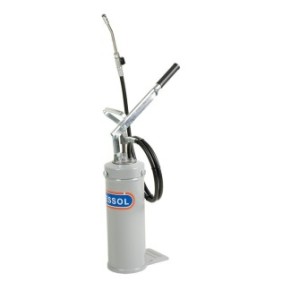 Pompa lubrificante manuale, Pressol, 8 kg, 25 bar, 480 x 200 x 600 mm, Grigio/Nero