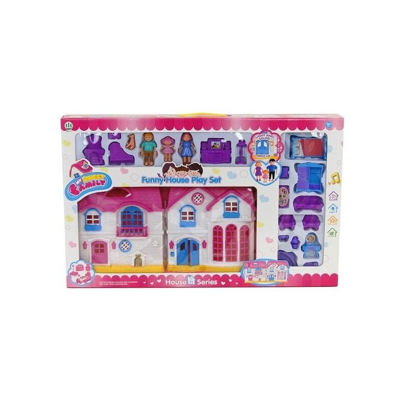 Casa delle bambole, Adar, 71x44,5x8,5 cm, Multicolore, 3+