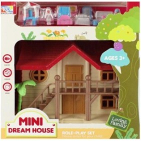 Casa delle bambole, Mega Creative, 16x12x8 cm, Multicolore, 3+