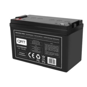 Batteria al gel LTC LX121000, 12V, 100Ah, 36 x 20 x 27 cm, nera