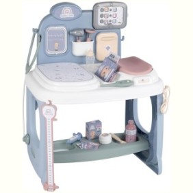Baby Care Center Smoby Blu con accessori