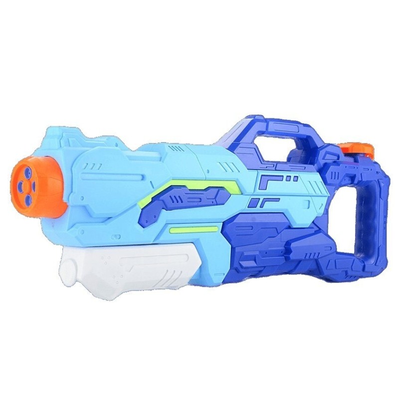 Pistola ad acqua per bambini, Serbatoio, Per piscina/spiaggia, Flippy, 6 anni+, 4 ugelli, Blu, 1500ML