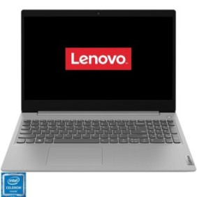 Laptop Lenovo IdeaPad 3 15IGL05 con processori Intel Celeron N4020, 15.6", Full HD, 4 GB, 256 GB SSD, Intel UHD Graphics 600, senza sistema operativo, grigio platino
