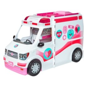 Ambulanza mobile per bambola Barbie, 45x19x27 cm