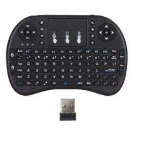 Mini tastiera wireless, i-JMB, con touchpad, nera