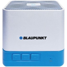 Altoparlanti portatili Blaupunkt, connettività Bluetooth, AUX IN/MP3/radio FM/Mini USB, bianco/blu