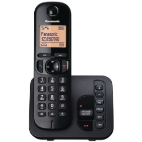 Telefono DECT Panasonic KX-TGC220FXB, nero
