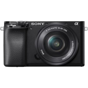 Fotocamera mirrorless Sony Alpha A6100, 24,2 MP, 4K, nera + obiettivo 16-50 mm