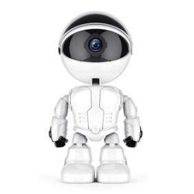 Robot telecamera IP Techstar® Fredi Cloud, sicurezza domestica, robot intelligente, localizzazione automatica, doppio audio, applicazione P2P