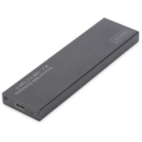 Rack SSD esterno USB 3.1 tipo C per M.2 SATA (tipo NGFF), Digitus