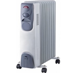 Riscaldatore elettrico 13 elementi ventilatori, termostato, timer, Swbsa, Blade DA-J2900, 2900 W