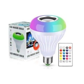 Lampada musicale LED intelligente, cono Bluetooth, telecomando, luci colorate, Magphone