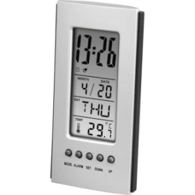 Termometro Hama 00186357, display LCD, funzione allarme, argento