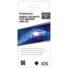 Bitdefender Android e iOS Mobile Security, 1 anno, 3 dispositivi, licenza al dettaglio