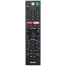 Telecomando per Smart TV Sony RMF-TX200P, Universale, x-remote, Funzioni vocali, Netflix, Google Play, Nero