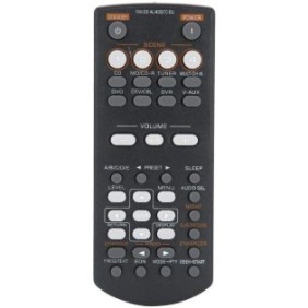 Telecomando per Yamaha RAV28 WJ40970EU, x-remote, nero