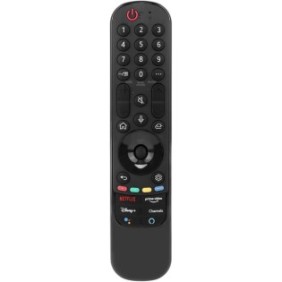 Telecomando per Smart TV LG AN-MR21GA, x-remote, funzione vocale, mouse, puntatori, Netflix, Prime Video, Disney+, Nero