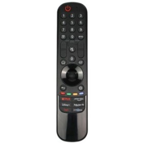 Telecomando per Smart TV LG AN-MR21GA, infrarossi, x-remote, Netflix, Disney+, Prime Video, Nero