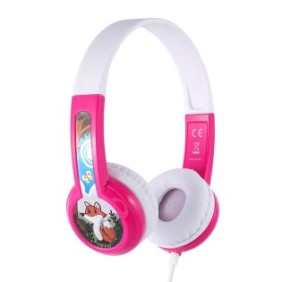 Buddyphones DiscoverFun cuffie cablate per bambini, rosa