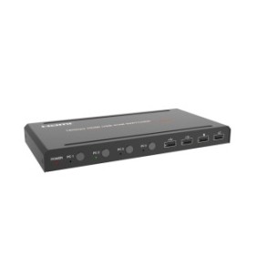 Switch HDMI2.0 / KVM EVOCONNECT SWB41HK 18Gbps HDMI 4K@60Hz 4:4:4 Conforme HDCP 2.2 Nero