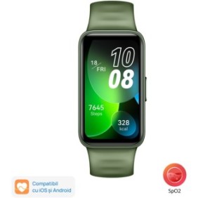 Bracciale fitness Huawei Band 8, verde smeraldo