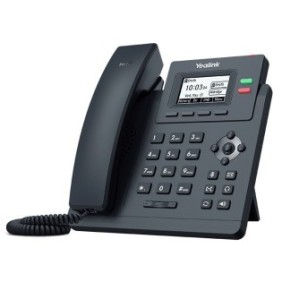 Telefono VoIP Yealink SIP-T31, 1x RJ45 100Mbps, schermo LCD, HD Voice, supporto YDMP/YMCS, Grigio Classico