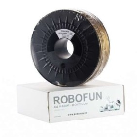 Filamento premium, Robofun, ABS, 1 kg, 3 mm, bronzo dorato