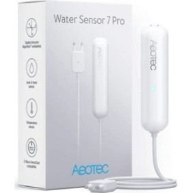 Sensori acqua, Aeotec, IP20, 28 x 95 x 35 mm, 87 MHz, Bianco