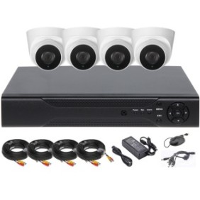 Kit/sistema di videosorveglianza con 4 telecamere 2 MP Full HD ENVIO AESS-KIT4CHDFP70H200