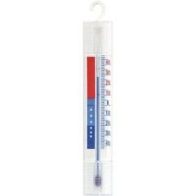 Termometro per frigoriferi/congelatori, Plastica, Bianco