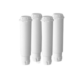 Set di 4 filtri acqua per macchine espresso, Aqualogis, AL-TES46, Compatibilità multipla, Bianco