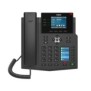 Telefono VoIP Fanvil X4U, IPv4/IPv6, audio HD, RJ45 1000 Mbps PoE, doppio schermo LCD, nero