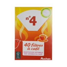 Filtri caffè 40 pezzi numero 4