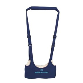 Cintura a bretelle, supporto per neonati, perfetta per i primi passi, regolabile, colore blu scuro