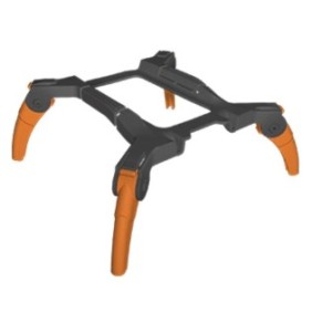 Estensione carrello di atterraggio per drone, Sunnylife, per DJI Mini 2/Mini SE/Mini, Nero/Arancione