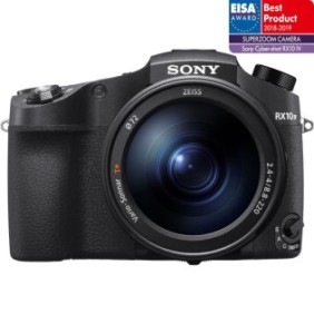 Fotocamera digitale premium Sony Cyber-Shot DSC-RX10 IV, Zoom elevato, 20,1 MP, Nero