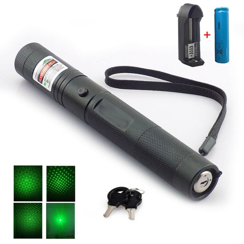 Potenti puntatori laser verdi con potente batteria Trust24