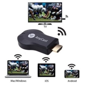 Stick TV, WiFi, 1Tech, Anycast M2, 1,2 GHz, Nero