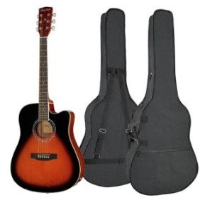 Set chitarra acustica Harley Benton D-120CE VS con custodia