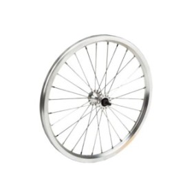 Ruota per bicicletta, anteriore, cerchio singolo, 24x1.5-1.75, 36H, 14G, YTGT-50196