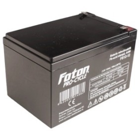 Batteria sigillata Foton FS12-12 12V 12Ah, AGM-VRLA