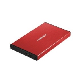 Custodia protettiva per sterno hdd, Natec, Rhino GO SATA USB 3.0, 2.5", rosso
