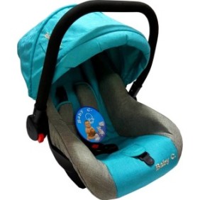 Seggiolino auto per neonati Baby Care™ PRO, cestino auto, maniglia regolabile, rivestimento confortevole, sistema di fissaggio, massimo 13 chilogrammi, Aqua Blue