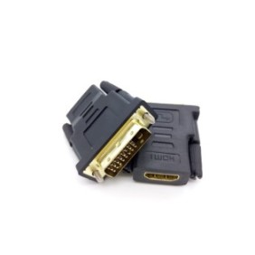 Adattatore HDMI 19 pin madre - DVI-D 24+1 pin placcato oro Well