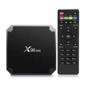 Smart TV Box - X96 mini, 2GB RAM, scheda SD Kingston 16 GB, nero